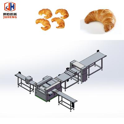 China 2KW Curved Commercial Croissant Making Machine Butter Croissant Forming Equipment for sale