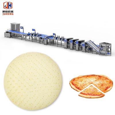 China 600KG/H Customized Pizza Base Production Line Pizza Base Making Machine for sale