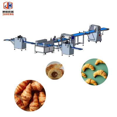 China Desktop Dough Sheet Forming Croissant Making Machine Crescent Bread Cutting Machine for sale