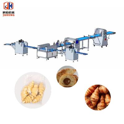 China 2000 - 3000 Pcs/H Automatic Croissant Making Machine Frozen Croissant Dough Sheeter Machine for sale