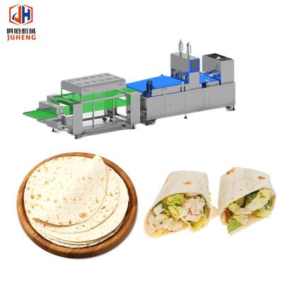 China 1500pcs/H Compact Tortilla Machine Roti Chapati Tortillas Making Flatbread Production Line for sale