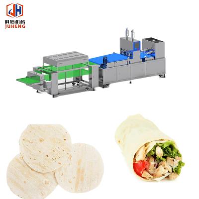 China 1500pcs/H Compact Tortilla Machine Roti Chapati Tortillas haciendo línea de producción de pan plano en venta
