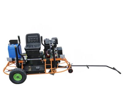China 200KG Concrete Polishing Helicopter Ride On Power Trowel Machine Double Blade Gasoline Power Trowel for sale