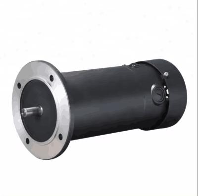 China IE 4 High Quality OD 113 Mm 1HP 24V High Speed High Torque DC Permanent Magnet Brushed Motor Electric Brushed DC Motor for sale