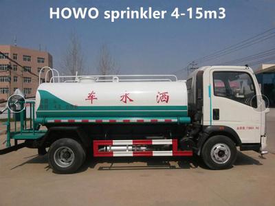 China 4 camión del agua de la construcción de la tonelada 4m3 4000 litros de HOWO del agua de camión del envase en venta