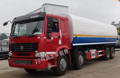 China Camión del transporte del saneamiento de A7 8*4 450hp 30CBM en venta