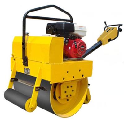 China 5.5HP Small Road Roller , 30KN Exciting Force Vibratory Manual Road Roller for sale