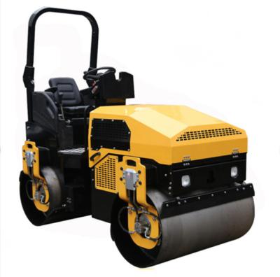 China 2x30KN 3T Two Drum Hydraulic Vibratory Road Roller Travel Speed 0-12km/H for sale