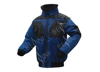 China Reflection Tape Hooded Work Coat / Winter Waterproof Suits Workwear for sale