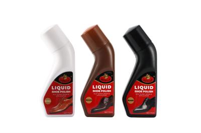 China Black Neutral Liquid Wax Shoe Polish Shine And Protect Leather Shoes Brown Wax for sale