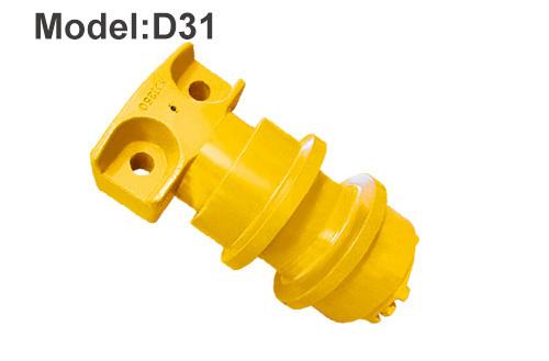 D31 Excavator Top Roller close-up view