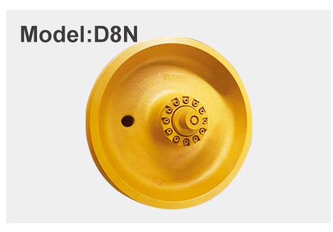 Komatsu D8N Excavator Front Idler Assy detailed view