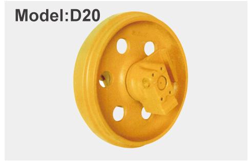 Komatsu D20 Front Idler Assembly detailed view