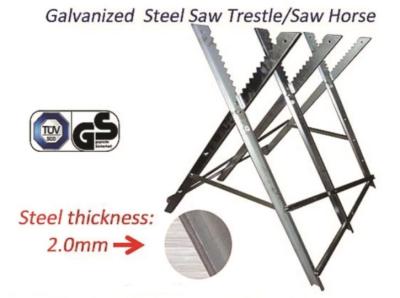China Heavy Loading Capacity Heavy Duty Steel Sawhorse With Stable Support for sale