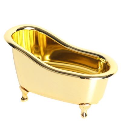 China Anti Water Mini Plastic Bathtub Container Smooth Makeup Brush Container for sale
