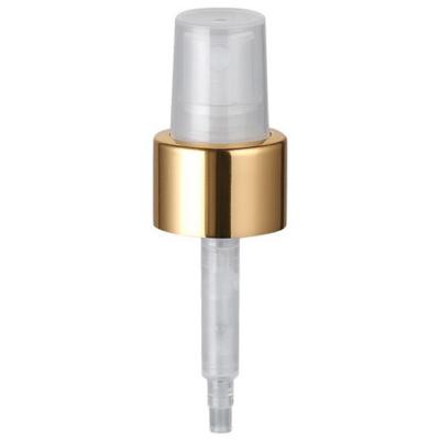 China Gold / Silver Plated Water Mister Pump , Uniform Spray Volume Perfume Mist Sprayer for sale