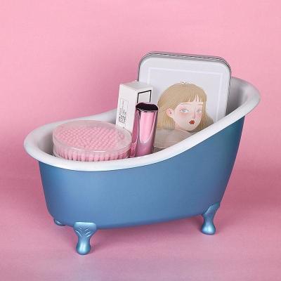 China Empty Cosmetics Mini Plastic Bathtub Container Pp Material Eco Friendly for sale