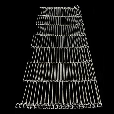 China Flat Flex Conveyor Stainless Steel Wire Conveyor Belt Support Customized for sale