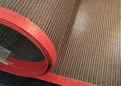 China Acid Resistance PTFE Mesh Belt , Non Stick PTFE Conveyor Belts For Printing Drying for sale