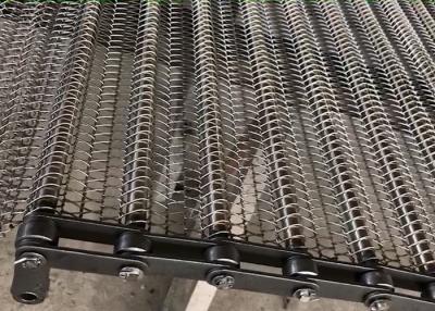China 316l Stainless Steel Chain Mesh Conveyor Belt  For French Fries Baking Oven for sale