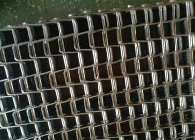 China Anti Corrsion Waste Handling System Stainless Steel Flat Wire Mesh Belt for sale