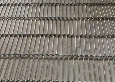 China 304SS Flat Flex Enrober Conveyor Wire Mesh Belt For Chips Frying for sale