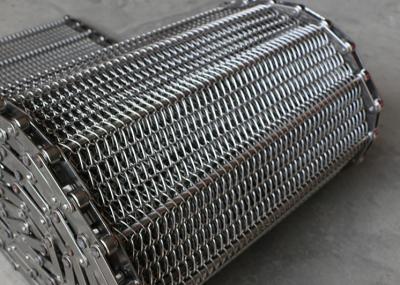 China Nut Air Dried Heat Resistant Spiral Mesh Belt 304 Stainless Steel for sale