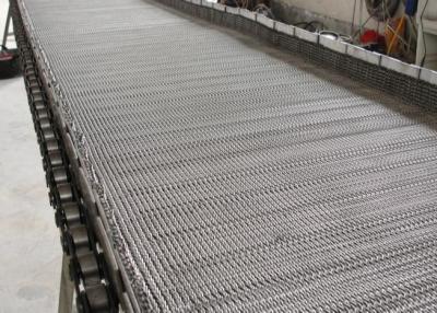 China Cadena perforada Mesh Conveyor Belt Carbon Steel del alambre espiral en venta