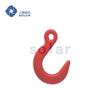 China Alloy Steel Carbon Steel Lifting And Rigging Hardware Large Opening Small Eye Hook for sale