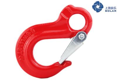 China G80 Eye Sling Shipping Container Lifting Hooks Steel Material With Latch for sale