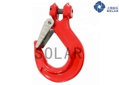China Italian Type Lifting And Rigging Hardware G80 Sling Slip Hook With Latch for sale