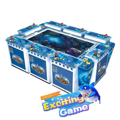 China Wolf King 3/4/6/8/10 Players Gambling Arcade Entertainment Fish Shooting Gaming Table Indoor Fishing Casino Game Machine for sale