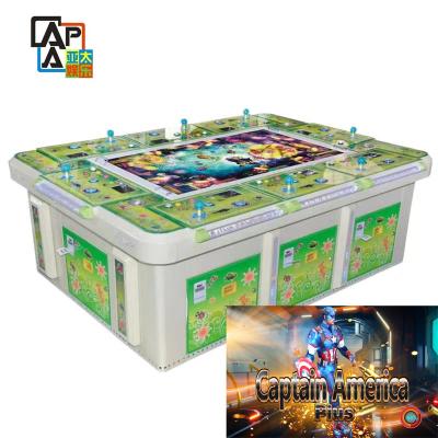 China Captain America Plus High Profit Fish Game Table 2 3 4 6 8 10 Player Skill Game Fish Table Fishing Machine for sale