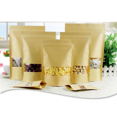 China Leak-Proof And Moisture-Proof Kraft Paper Window Bag For Food Packaging for sale