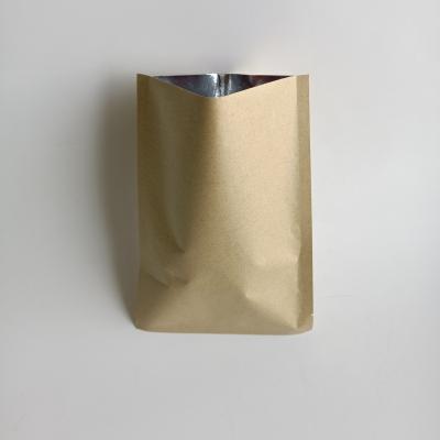 China 0.14MM Thickness Eco-Friendly Kraft Paper Bag with Aluminum Foil and Gravure Printing for sale