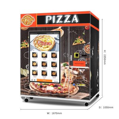China Automated SDK Pizza Vending Machine Metal Plate Construction 4000W Power for sale