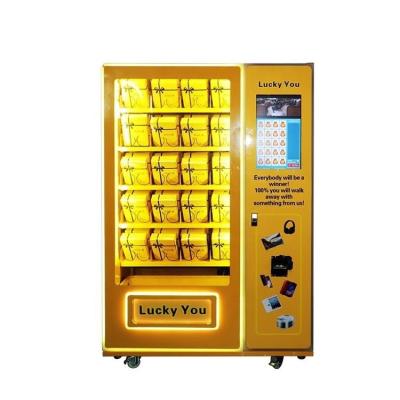 China Metal Vending Game Machine 80 Box Capacity Mystery Box Game Vending Device for sale