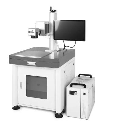 China Portable UV Fiber Laser Marking Machine Desktop Laser Engraver For Metal for sale