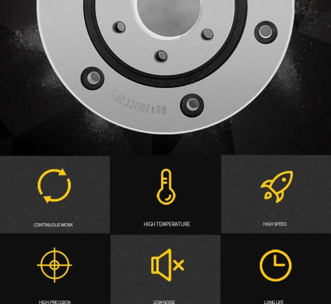 Slewing Ring Bearing Cross Roller Slewing Bearing Rb4510
