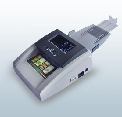 China EURO money detector with IR, 2D counterfeit detecting machine for sale