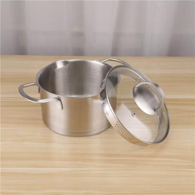House Home 304 Stainless Steel Multifunctional Cooking Pot Milk Pot Hot Pot with Lid