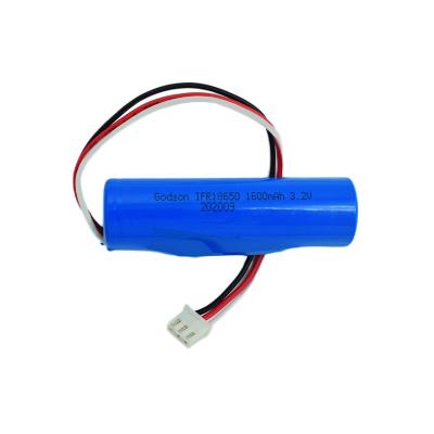 China Lithium Fire Exit Light Batteries Lifepo4 Cells 18650 3.2V 1600mAh for sale