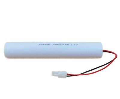 Chine Type de bâton batteries de lumière de sortie de Cd de Ni de batteries de 3,6 volts 4000mah à vendre
