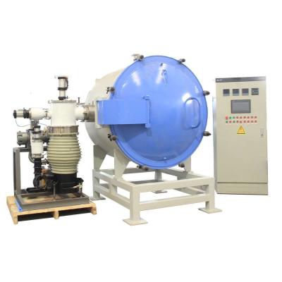 China CE Industrial Vacuum Muffle Furnace Up To 1600C With Diffusion Vacuum Pump Unit for sale