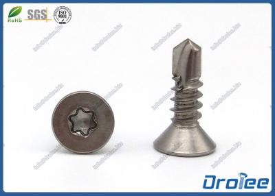 China 304/316/410 Stainless Steel Flat Head Torx Drive Self Drilling Tek Screws for sale