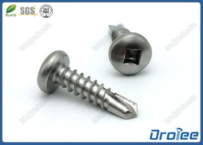 China 304 / 18-8 Stainless Steel Square Pan Head Self Drilling Tek Screw for sale