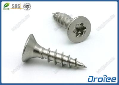 China Torx Wood Screws Stainless Steel 304 Double Countersunk Head Coarse Thread for sale