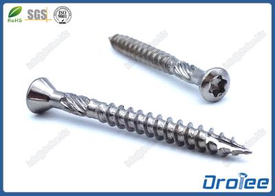 China 5 x 50mm 304 Stainless Steel Torx Timber Decking Screw Type 17 Knurled Shank for sale