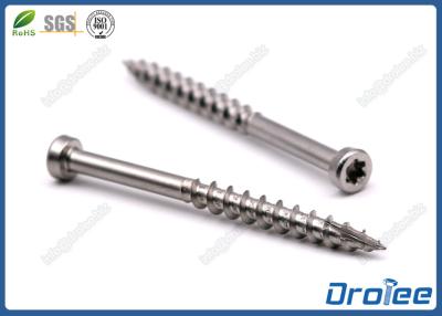 China 18-8/304/410 Stainless Steel Torx Decking Screws, Low Profile Cap Head, Type 17 for sale