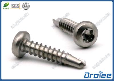 China 304/18-8/316 Stainless Steel Torx Star Drive Pan Head Self Drilling Metal Screws for sale